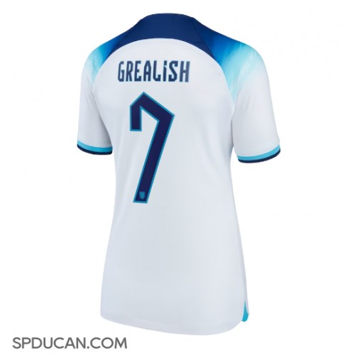 Zenski Nogometni Dres Engleska Jack Grealish #7 Domaci SP 2022 Kratak Rukav